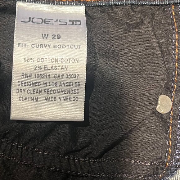 Joe's Jeans Curvy Bootcut Med Wash 29x32 Like new - Picture 12 of 13